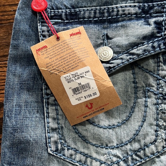 True religion Moto jeans 32x32 - Picture 2 of 6